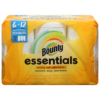 Bounty Paper Towels, Doubles, Select-A-Size, 2-Ply, 6 Each