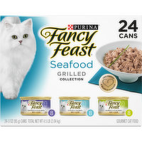 Fancy Feast Gravy Wet Cat Food Variety Pack, Seafood Grilled Collection, 4.5 Pound