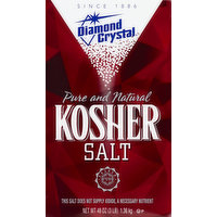 Diamond Crystal Salt, Kosher, 48 Ounce