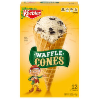 Keebler Cones, Waffle, 12 Each