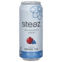 Steaz Green Tea, Organic, Blueberry Pomegranate Flavored, 16 Fluid ounce