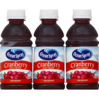 Ocean Spray Juice Cocktail, Cranberry, 6 Each