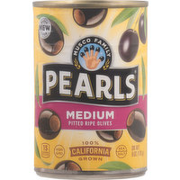 Pearls Ripe Olives, Pitted, Medium, 6 Ounce