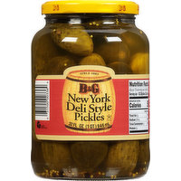 B&G Pickles, New York Deli Style, 32 Fluid ounce