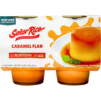 Senor Rico Caramel Flan, 4 Each