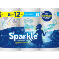 Sparkle Paper Towels, Pick A Size, Spirited Prints, 2 Ply, 6 Each