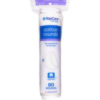 TopCare Cotton Rounds, 80 Each