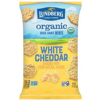 Lundberg Family Farms Rice Cake, Organic, White Cheddar, Minis, 5 Ounce