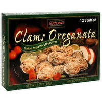 Matlaw's Clams Oreganata, Italian Style Hors D'oeuvres, 12 Each