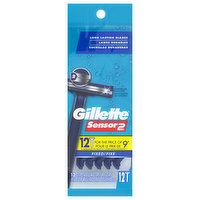 Gillette Razors, Disposable, Fixed, 12 Each