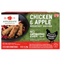 Applegate Naturals Breakfast Sausage, Chicken & Apple, 10 Each