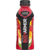 BodyArmor Super Drink, Super Hydration, Fruit Punch, 16 Fluid ounce