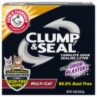 Arm & Hammer Odor Sealing Litter, Complete, Multi-Cat, 19 Pound