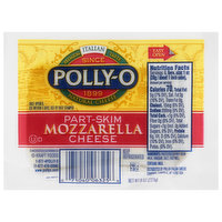 Polly-O Cheese, Part-Skim, Mozzarella, 8 Ounce