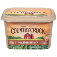 Country Crock Vegetable Oil Spread, Sweet & Creamy, Cinnamon Honey, 15 Ounce