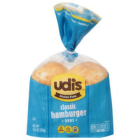 Udi's Hamburger Buns, Gluten Free, Classic, 10.4 Ounce