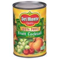 Del Monte Fruit Cocktail, 100% Juice, 15 Ounce