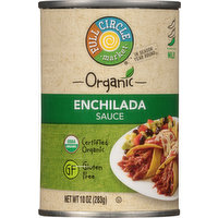 Full Circle Market Sauce, Enchilada, Mild, 10 Ounce