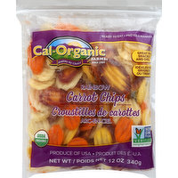 Cal-Organic Farms Carrot Chips, Rainbow, 12 Ounce