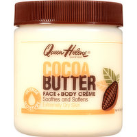 Queen Helene Face + Body Creme, Cocoa Buter, 4.8 Ounce