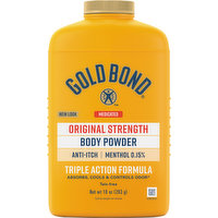 Gold Bond Body Powder, Original Strength, Medicated, 10 Ounce