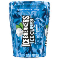 Ice Breakers Gum, Sugar Free, Peppermint, 40 Each