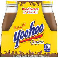 Yoo-hoo Chocolate Drink, 4 Each