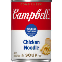 Campbell's Condensed Soup, 25% Less Sodium, Chicken Noodle, 10.75 Ounce