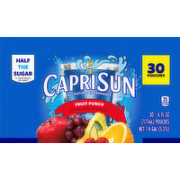 Capri Sun Juice Drink Blend, Fruit Punch, 30 Each