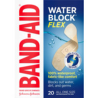 Band-Aid Bandages, All One Size, 20 Each