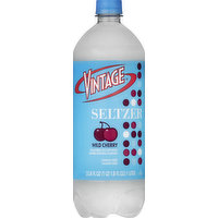 Vintage Seltzer, Wild Cherry, 33.8 Ounce