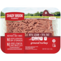 Shady Brook Farms Ground Turkey, 85% LEAN - 15% FAT, 16 Ounce