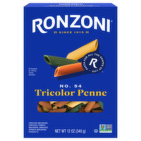 Ronzoni Penne, Tricolor, No. 54, 12 Ounce