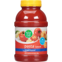 Food Club Pasta Sauce, Traditional, 45 Ounce