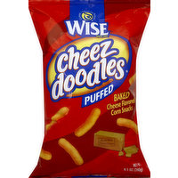 WISE Cheez Doodles, Baked, Puffed, 8.5 Ounce