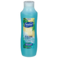 Suave Essentials Shampoo, Ocean Breeze, Refreshing, Family Size, 22.5 Fluid ounce