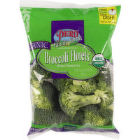 Pero Family Farms Broccoli Florets, Organic, 8 Ounce