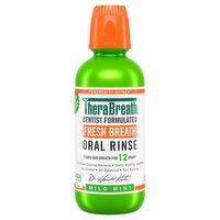 TheraBreath Oral Rinse, Fresh Breath, Mild Mint, 16 Fluid ounce