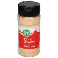 Food Club Garlic Powder, 3.12 Ounce