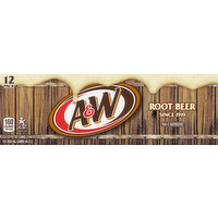 A&W Soda, No Caffeine, Root Beer, 12 Pack, 12 Each