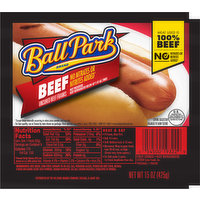 Ball Park Beef Franks, Uncured, 15 Ounce