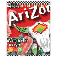AriZona Ice Pops, Watermelon, 4 Each