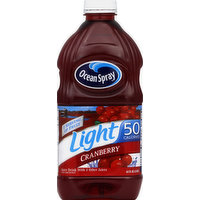 Ocean Spray Juice Drink, Lite, Cranberry, 64 Ounce