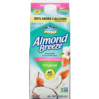 Almond Breeze Almondmilk Coconutmilk Blend, Original, Unsweetened, 0.5 Gallon