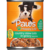 Paws Happy Life Dog Food, Country Stew Cuts in Gravy, 13.2 Ounce