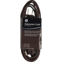 GE Extension Cord, Indoor, Brown, 9-Feet, 1 Each