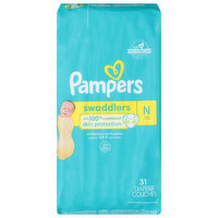 Pampers Diapers, Newborn (Less than 10 lb), 31 Each