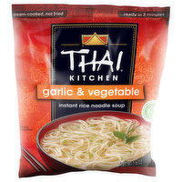 Thai Kitchen Rice Noodle Soup, Instant, Garlic & Vegetable, 1.6 Ounce