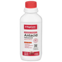 TopCare Antacid, Advanced, Maximum Strength, Cherry Flavor, 12 Fluid ounce