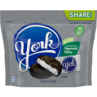 York Peppermint Patties, Dark Chocolate Covered, Share Pack, 10.1 Ounce